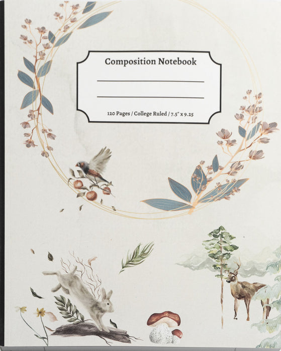 Composition Notebook | College Ruled (Medium Ruled, 7.1 mm spacing) | 120 Pages