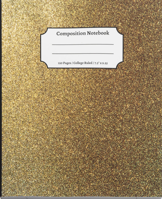 Composition Notebook | College Ruled (Medium Ruled, 7.1 mm spacing) | 120 Pages