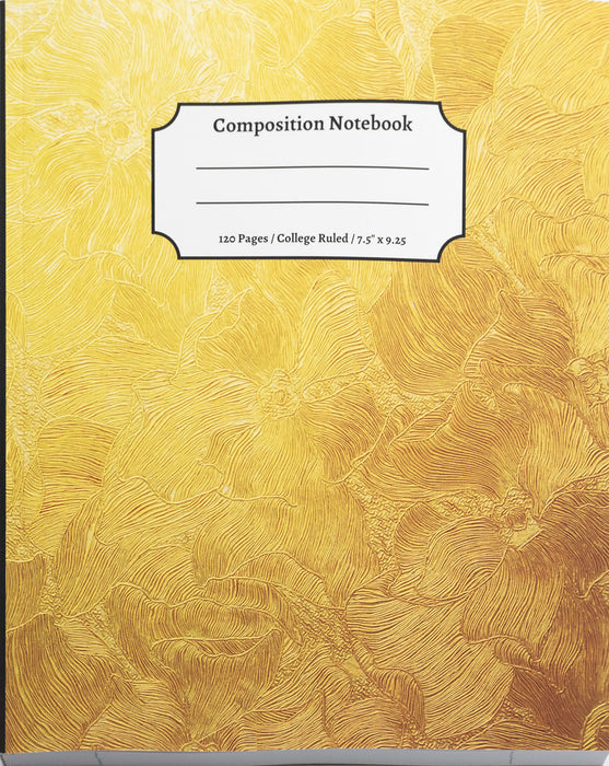 Composition Notebook | College Ruled (Medium Ruled, 7.1 mm spacing) | 120 Pages