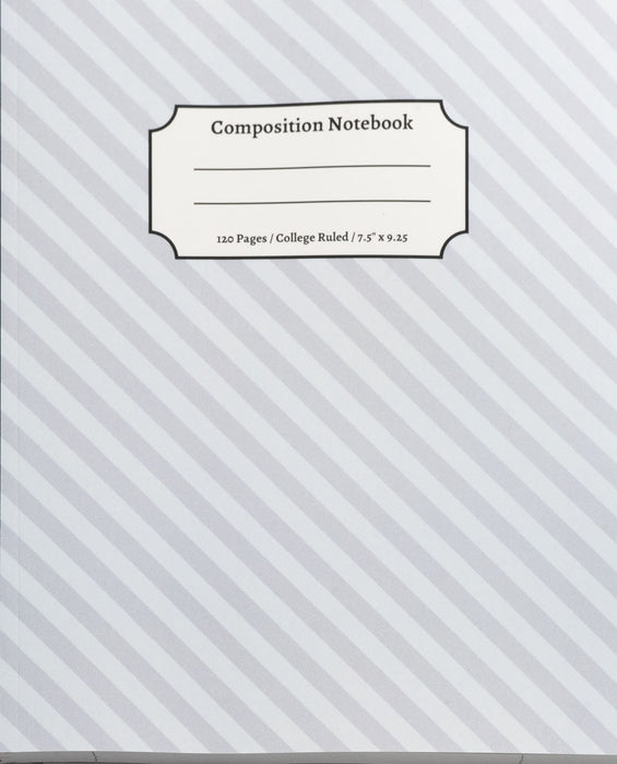 Composition Notebook | College Ruled (Medium Ruled, 7.1 mm spacing) | 120 Pages