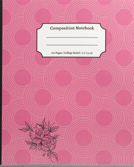 Composition Notebook | College Ruled (Medium Ruled, 7.1 mm spacing) | 120 Pages