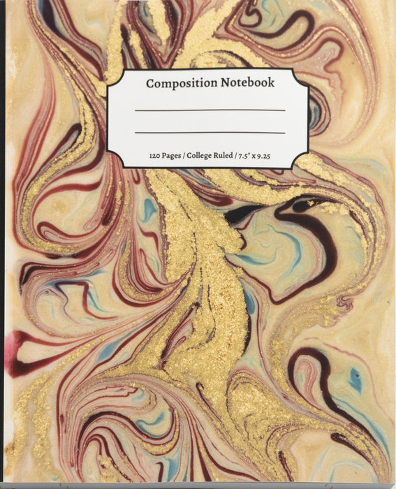 Composition Notebook | College Ruled (Medium Ruled, 7.1 mm spacing) | 120 Pages