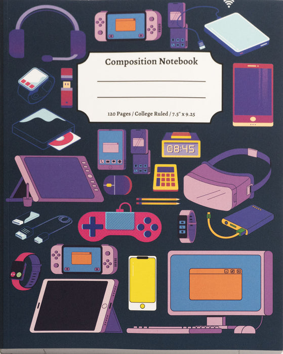 Composition Notebook | College Ruled (Medium Ruled, 7.1 mm spacing) | 120 Pages