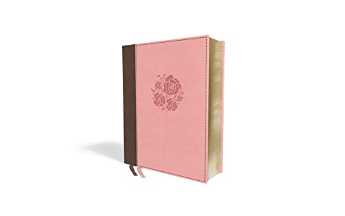 NIV, Journal the Word Bible for Women, Leathersoft, Brown/Pink, Red Letter, Comfort Print: 500+ Prompts to Encourage Journaling and Reflection