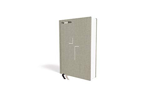 The Jesus Bible, NIV Edition, Cloth over Board, Gray Linen, Comfort Print