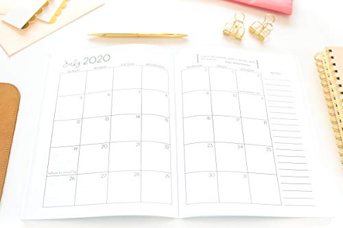 2020 Planner Weekly and Monthly: January to December: Navy Floral Cover (2020 Pretty Simple Planners)