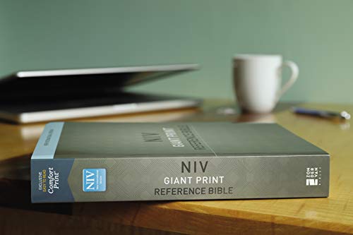 NIV, Reference Bible, Giant Print, Paperback, Red Letter, Comfort Print