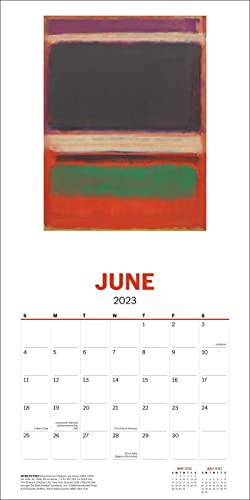 Modern Art 2023 Wall Calendar