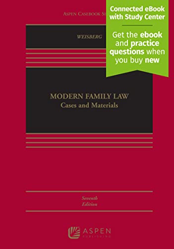 Modern Family Law: Cases and Materials [Connected eBook with Study Center] (Aspen Casebook)