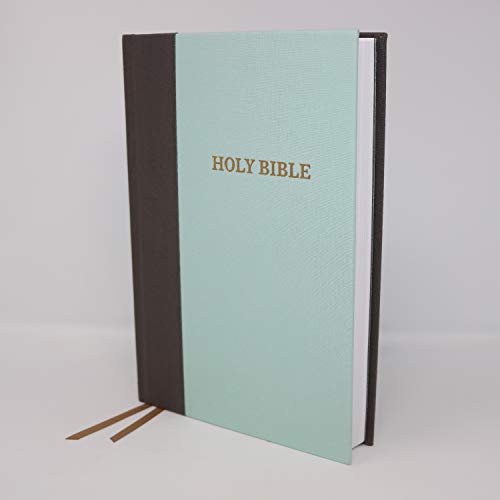 KJV, Thinline Bible, Large Print, Cloth over Board, Gray/Green, Red Letter, Comfort Print: Holy Bible, King James Version