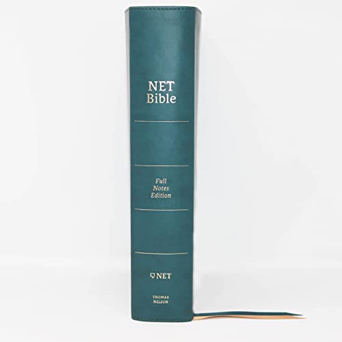 NET Bible, Full-notes Edition, Leathersoft, Teal, Comfort Print: Holy Bible