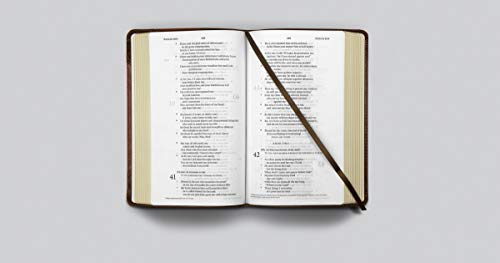 ESV Single Column Thinline Bible (TruTone, Brown/Cordovan, Portfolio Design)