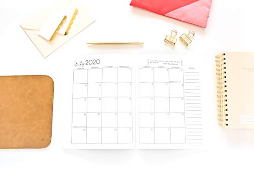 2020 Planner Weekly and Monthly: January to December: Watercolor Cover (2020 Pretty Simple Planners)