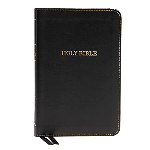 KJV, Thinline Bible, Compact, Leathersoft, Black, Red Letter, Comfort Print: Holy Bible, King James Version