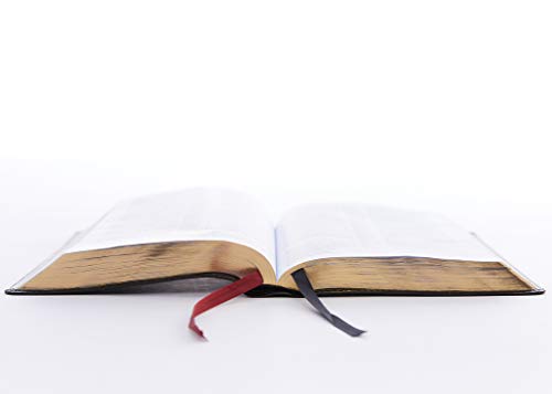 The KJV, Open Bible, Leathersoft, Black, Red Letter, Comfort Print: Complete Reference System