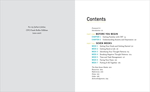 Retrain Your Brain: Cognitive Behavioral Therapy in 7 Weeks: A Workbook for Managing Depression and Anxiety