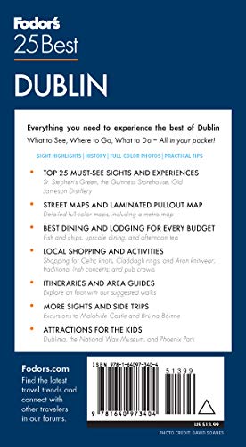 Fodor's Dublin 25 Best (Full-color Travel Guide)