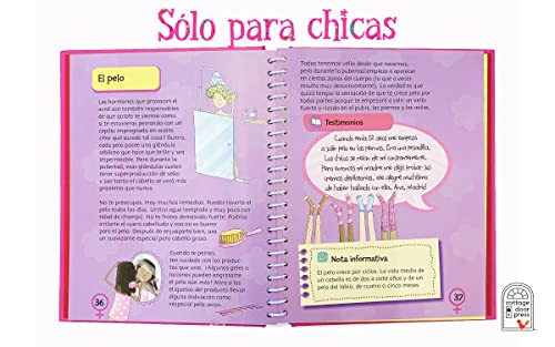 Solo Para Chicas (Just For Girls) ¿Qué me está pasando? Mi pubertad (A Book About Growing Up) Spanish Edition; de 8 a 14 años, Ages 8-14