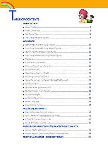 Gifted and Talented Test Preparation: Gifted test prep book for the OLSAT, NNAT2, and COGAT; Workbook for children in preschool and kindergarten