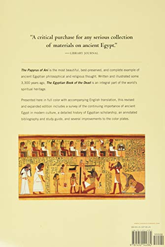 The Egyptian Book of the Dead: The Book of Going Forth by DayThe Complete Papyrus of Ani Featuring Integrated Text and Full-Color Images