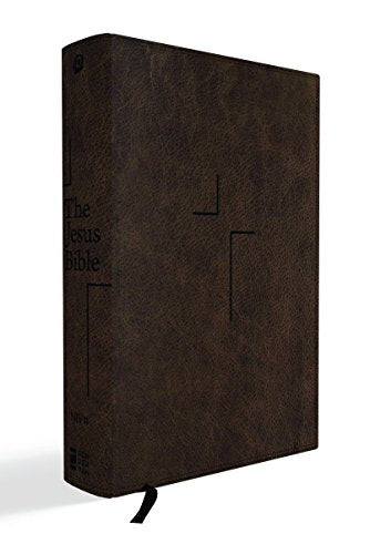 The Jesus Bible, NIV Edition, Leathersoft, Brown