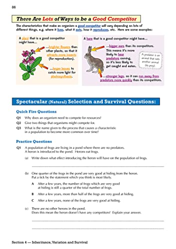 KS3 Biology Study & Question Bk & Online