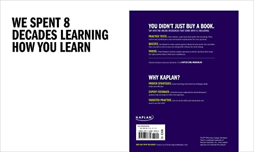 PCAT Prep Plus: 2 Practice Tests + Proven Strategies + Online (Kaplan Test Prep)