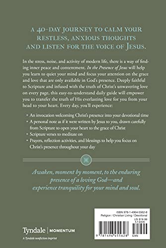 In the Presence of Jesus: A 40-Day Devotional Guide to the Intimacy with God You've Always Wanted (Includes Daily Scripture Readings, Reflections, Prayers, and Blessings)