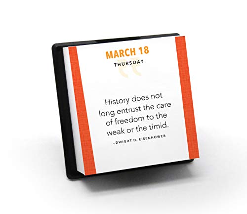 2021 Great Quotes from Great Leaders Boxed Calendar: 365 Inspirational Quotes From Leaders Who Shaped the World (Daily Calendar, Desk Gift for Him, Office Gift for Her)