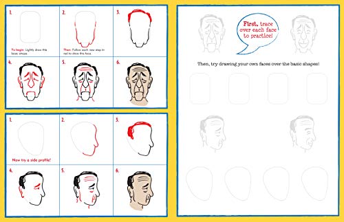 Learn to Draw... Faces (Easy Step-by-Step Drawing Guide) (Young Artist)