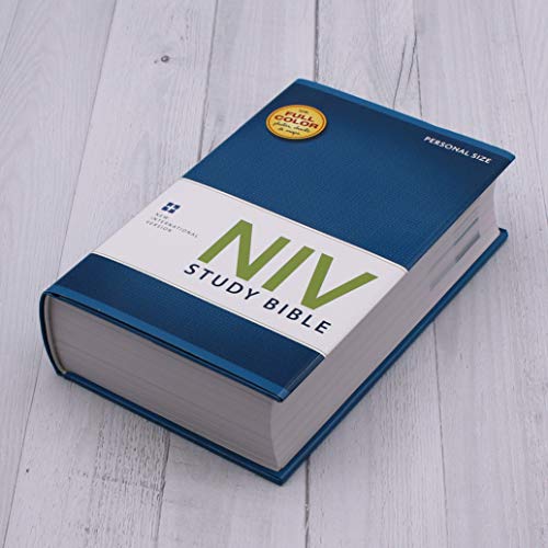 NIV Study Bible, Personal Size, Hardcover, Red Letter Edition