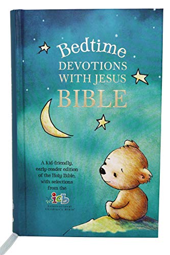 ICB, Bedtime Devotions with Jesus Bible, Hardcover: International Children's Bible