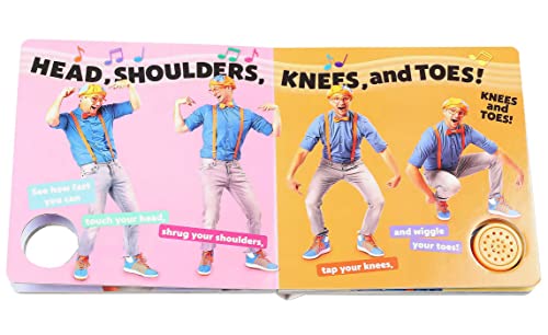 Blippi: Head, Shoulders, Knees, and Toes (1-Button Sound Book)