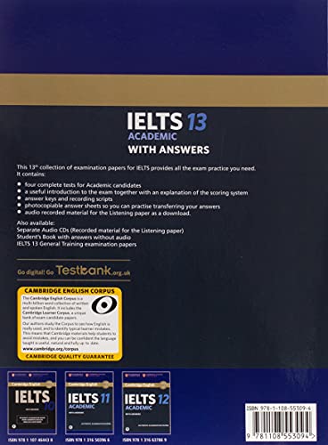 Cambridge IELTS 13 Academic Student's Book with Answers with Audio: Authentic Examination Papers (IELTS Practice Tests)