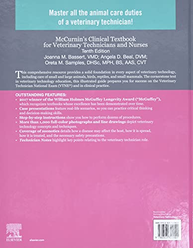 McCurnin's Clinical Textbook for Veterinary Technicians and Nurses