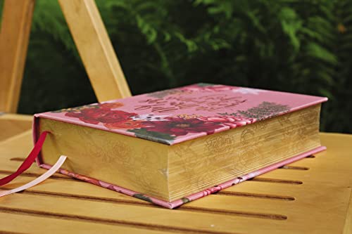 NIV, Artisan Collection Bible, Cloth over Board, Pink Floral, Designed Edges under Gilding, Red Letter, Comfort Print