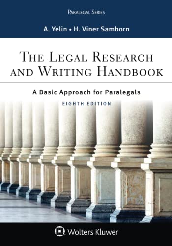 The Legal Research and Writing Handbook: A Basic Approach for Paralegals (Aspen Paralegal Series)