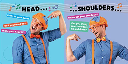 Blippi: Head, Shoulders, Knees, and Toes (1-Button Sound Book)