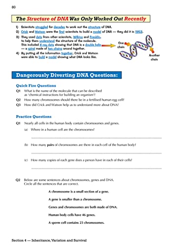 KS3 Biology Study & Question Bk & Online