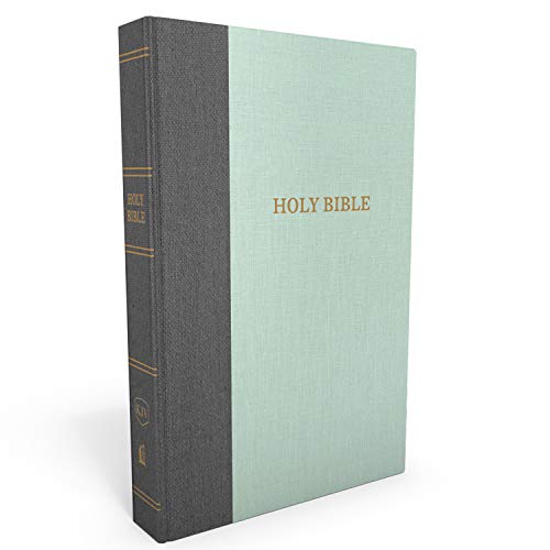 KJV, Thinline Bible, Large Print, Cloth over Board, Gray/Green, Red Letter, Comfort Print: Holy Bible, King James Version