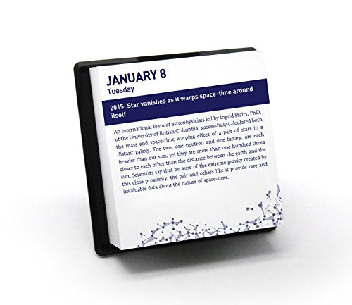 2019 This Day in Science Boxed Calendar: 365 Groundbreaking Discoveries, Inspiring People, and Incredible Facts