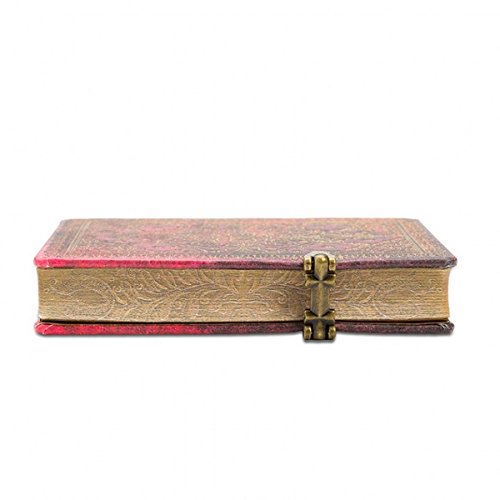 Paperblanks | Carmine | Equinoxe | Hardcover | Midi | Lined | Clasp Closure | 240 Pg | 120 GSM