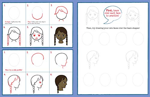 Learn to Draw... Faces (Easy Step-by-Step Drawing Guide) (Young Artist)