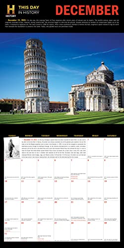 2023 History Channel This Day in History Wall Calendar: 365 Remarkable People, Extraordinary Events and Fascinating Facts (Hanging Monthly Photography Calendar & Gift) (Moments in HISTORY™ Calendars)