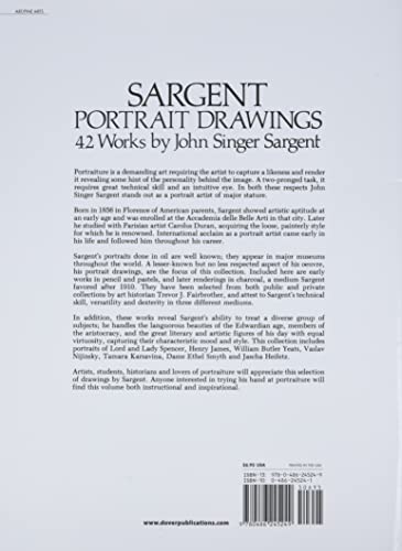 Sargent Portrait Drawings: 42 Works by John Singer Sargent (Dover Art Library)