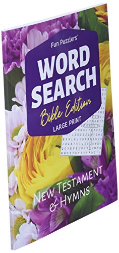 Word Search: Bible Edition New Testament and Hymns: 8.5" x 11" Large Print