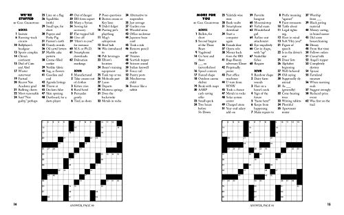 Easy as Pie Crosswords: Very Easy!