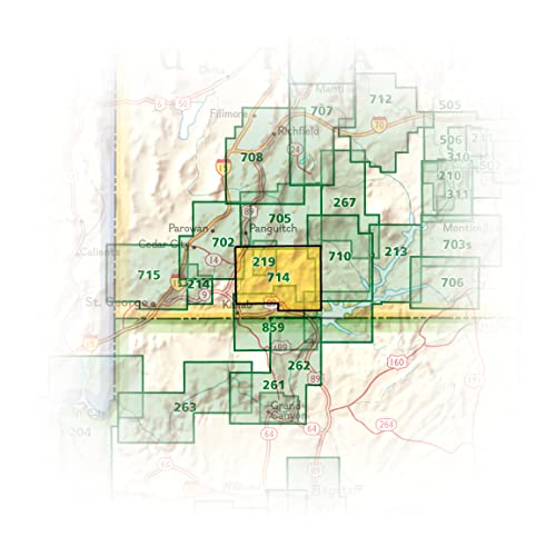 Grand Staircase, Paunsaugunt Plateau Map [Grand Staircase-Escalante National Monument] (National Geographic Trails Illustrated Map, 714)