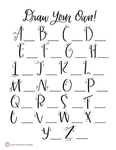 Super Simple Hand Lettering: 20 Traceable Alphabets, Easy Projects, Practice Sheets & More! (Design Originals) Includes Technique Guides, Skill-Building Exercises, Art Prints, & Vellum Tracing Paper