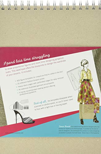 The Fashion Sketchpad: 420 Figure Templates for Designing Looks and Building Your Portfolio (Drawing Books, Fashion Books, Fashion Design Books, Fashion Sketchbooks)